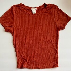 Women's Basics Rust Top